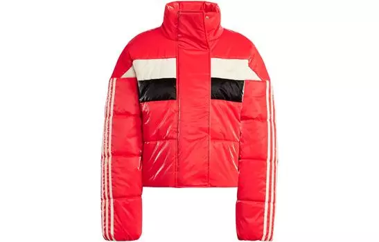 Женская стеганая куртка Adidas Originals, цвет Red