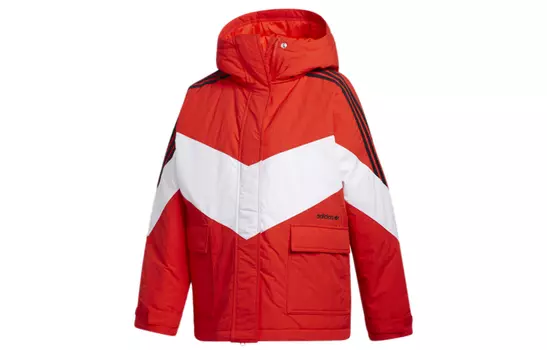 Женская стеганая куртка Adidas Originals, цвет Red