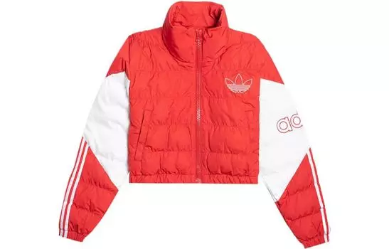 Женская стеганая куртка Adidas Originals, цвет Red