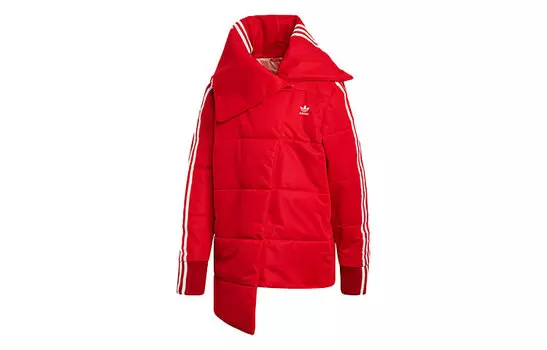 Женская стеганая куртка Adidas Originals, цвет Scarlet