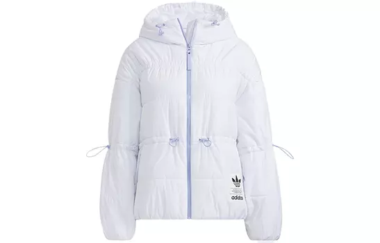 Женская стеганая куртка Adidas Originals, цвет White