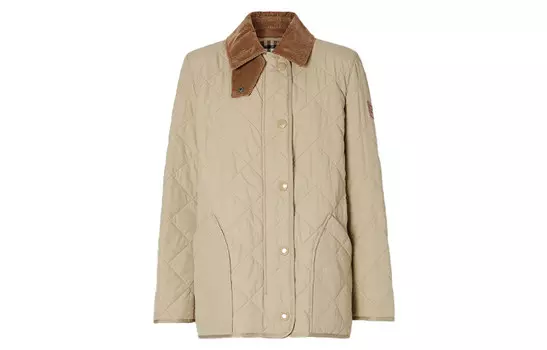 Женская стеганая куртка Barn с ромбовидным узором Burberry