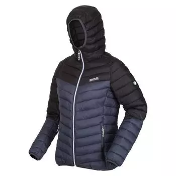 Женская стеганая куртка Harrock Hiking/Outdoor/Trekking Ladies Breathable REGATTA, черный / черный / серый