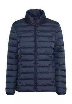 Женская стеганая куртка на молнии с капюшоном Galeria, цвет Dress Blue