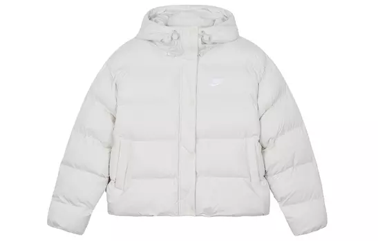 Женская стеганая куртка Nike, белый