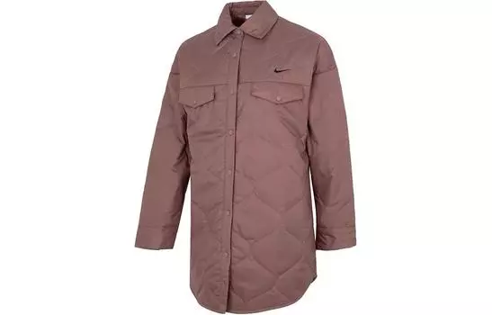 Женская стеганая куртка Nike, цвет Light Brown