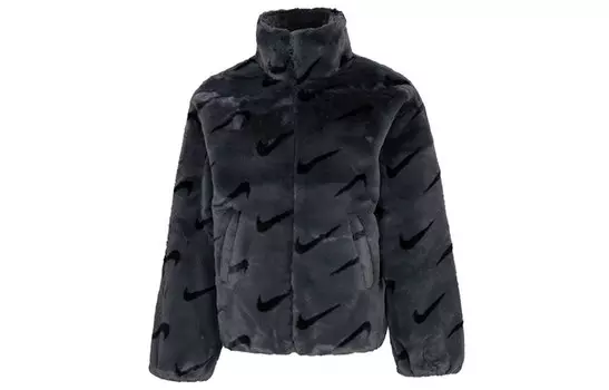 Женская стеганая куртка Nike, серый
