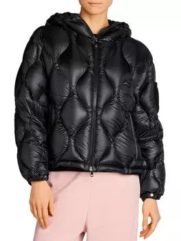 Женская стеганая куртка-пуховик Anthon Moncler, черный