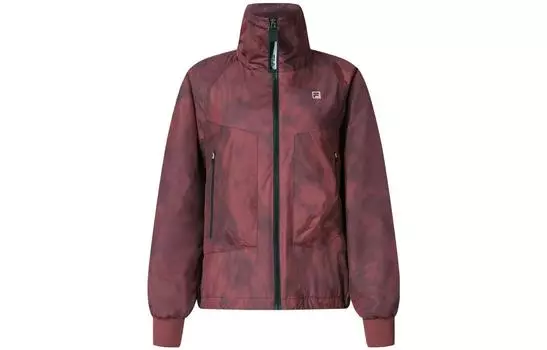 Женская стеганая куртка с принтом по всей поверхности FILA, All Over Print