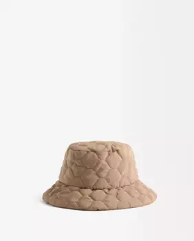 Женская стеганая шляпа в стиле ведро с простой прострочкой Parfois, цвет Marrn claro