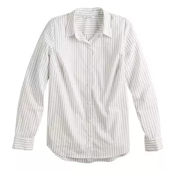 Женская структурированная рубашка на пуговицах с длинными рукавами Nine West Nine West, черный