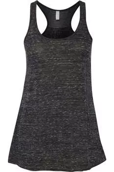 Женская струящаяся майка-борцовка BELLA + CANVAS, цвет black marble