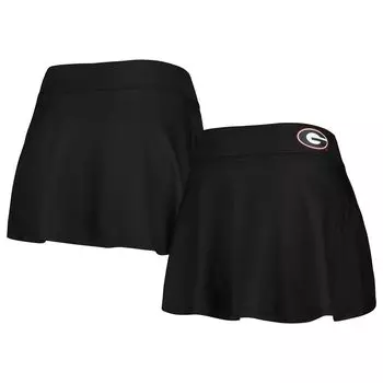 Женская струящаяся юбка ZooZatz Black Georgia Bulldogs