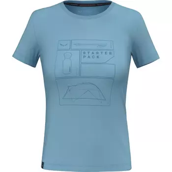 Женская сухая футболка Eagle Pack Salewa, синий