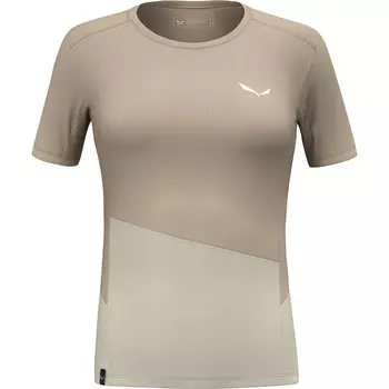 Женская сухая футболка Puez Sporty Salewa, бежевый