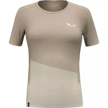 Женская сухая футболка Puez Sporty Salewa, бежевый