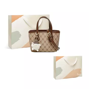 Женская сумка 15 Mins, Лось с тобой H1187CX3 кофе