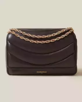 Женская сумка Alba из стеганой кожи Claudie Pierlot, коричневый