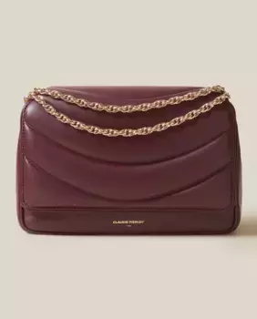 Женская сумка Alba из стеганой кожи Claudie Pierlot, красный