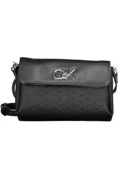Женская сумка Calvin Klein комбинированная из экокожи и текстиля, черный