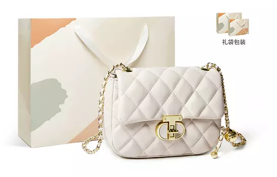 Женская сумка через плечо 15 Mins, Полуночный черный + подарочный пакет + подарочная коробка (рекомендованный подарок)