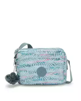 Женская сумка через плечо Abanu M с регулируемым ремешком, с синим принтом Kipling, мультиколор