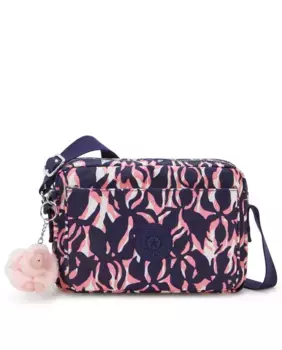 Женская сумка через плечо Abanu M с регулируемым ремешком и разноцветным принтом Kipling, мультиколор