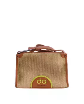 Женская сумка через плечо Ariana натурального цвета на молнии Don Algodn