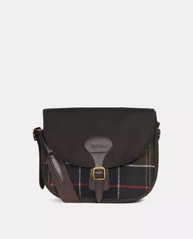 Женская сумка через плечо Barbour в разноцветную клетку в клетку тартан Barbour, мультиколор