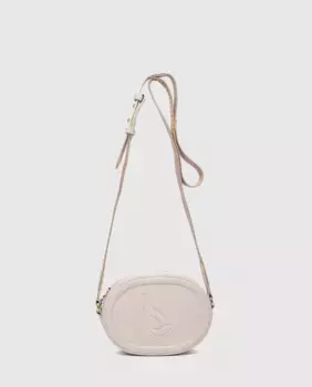 Женская сумка через плечо бежевого цвета из переработанных материалов Abbacino, бежевый