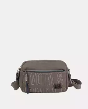 Женская сумка через плечо Border цвета хаки Devota & Lomba, коричневый