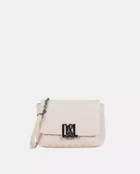 Женская сумка через плечо Clasper серо-коричневого цвета Devota & Lomba, цвет Topo