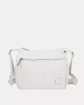 Женская сумка через плечо Curve ледяного цвета Devota & Lomba, белый