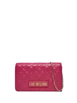 Женская сумка через плечо цвета фуксии Moschino