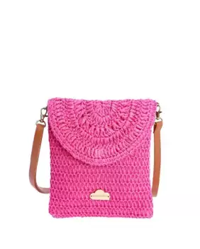 Женская сумка через плечо цвета фуксия на молнии Don Algodn, фуксия