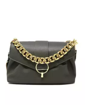 Женская сумка через плечо цвета хаки на молнии Montsaint, черный