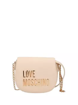 Женская сумка через плечо цвета слоновой кости Moschino