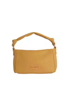 Женская сумка через плечо Dayce горчичного цвета на молнии Don Algodn