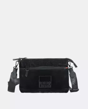 Женская сумка через плечо Deco черного цвета Devota & Lomba