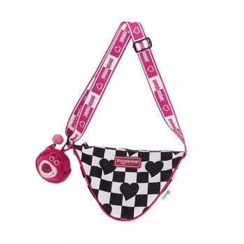 Женская сумка через плечо Disney из серии «История игрушек», Черная треугольная сумка Strawberry Bear/2474