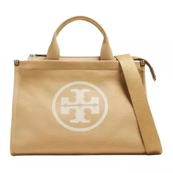 Женская сумка через плечо Ella Canvas, цвет орех-гикори TORY BURCH
