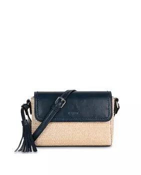 Женская сумка через плечо Estoril темно-синего цвета SKPAT