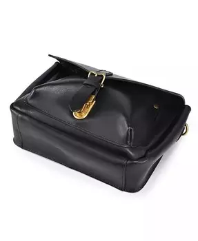 Женская сумка через плечо Isla из натуральной кожи OLD TREND, черный