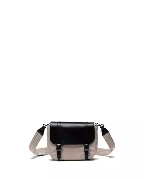 Женская сумка через плечо из бежевой ткани на молнии Herschel, бежевый