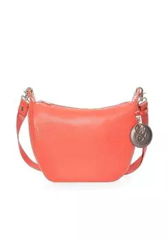 Женская сумка через плечо из гладкой кожи на молнии MANDARINA DUCK, цвет Cayenne