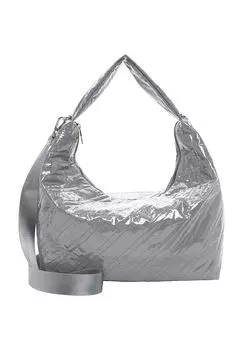 Женская сумка через плечо из искусственной кожи на молнии Emily & Noah, цвет Silver