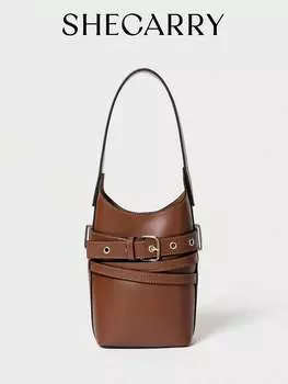 Женская сумка через плечо из искусственной кожи в стиле ретро на осень и зиму Для использования в школе