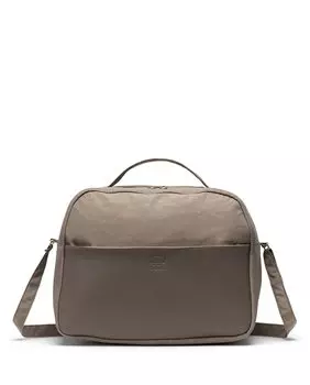 Женская сумка через плечо из коричневой ткани на молнии Herschel, светло-коричневый