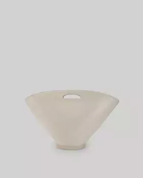 Женская сумка через плечо из кожи на жесткой основе в стиле капачо Adolfo Dominguez, желтый