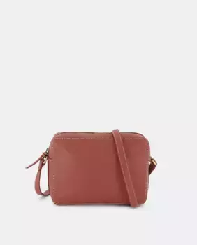 Женская сумка через плечо из кожи наппа Southern Cotton, бордовый